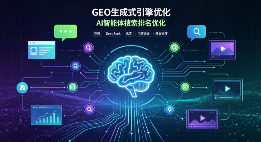 潘集区GEO 浪潮来袭：生成式引擎优化崛起，创作者争抢豆包、DeepSeek、元宝智能体流量入口